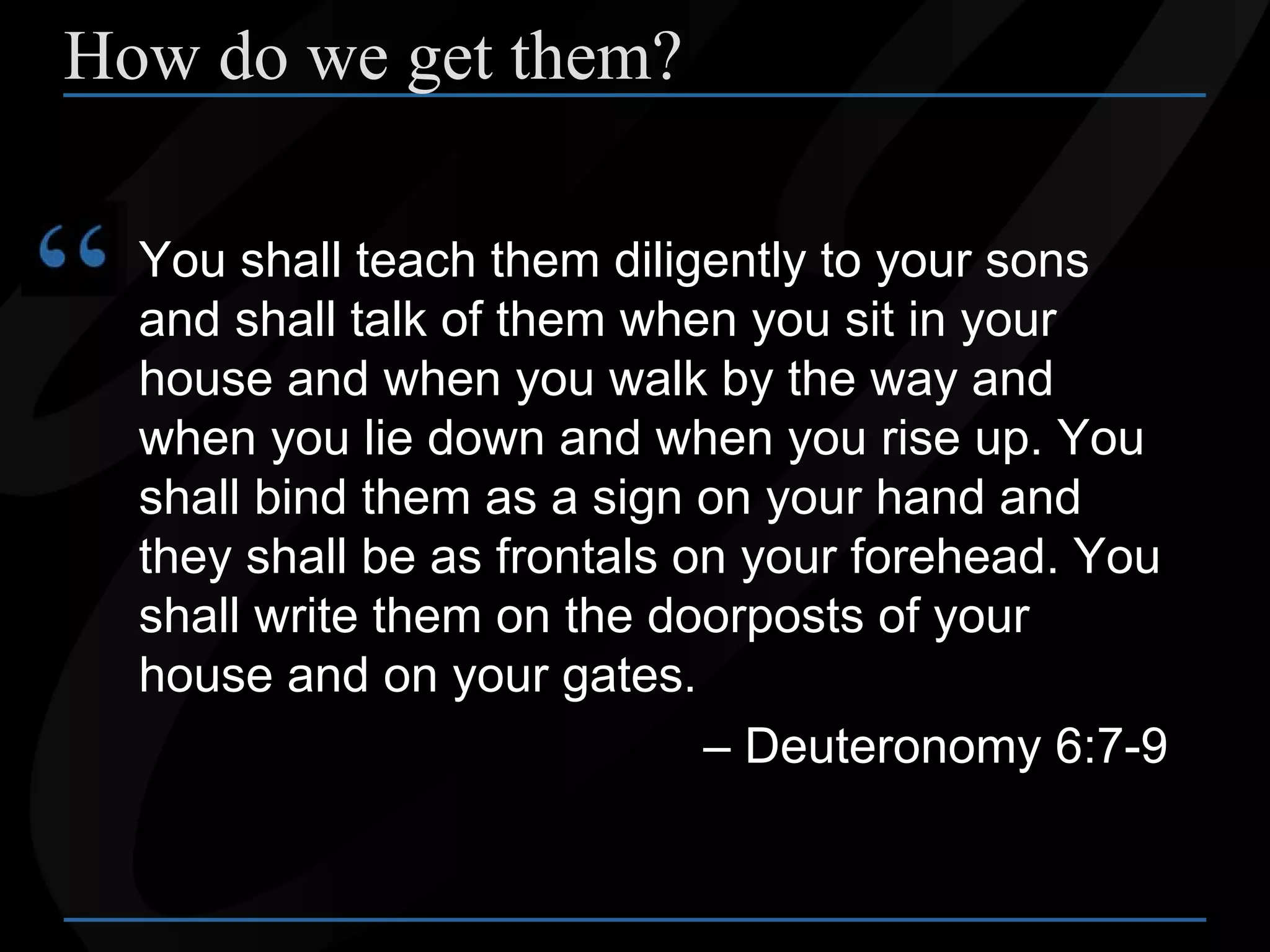 How to Instill Higher Values