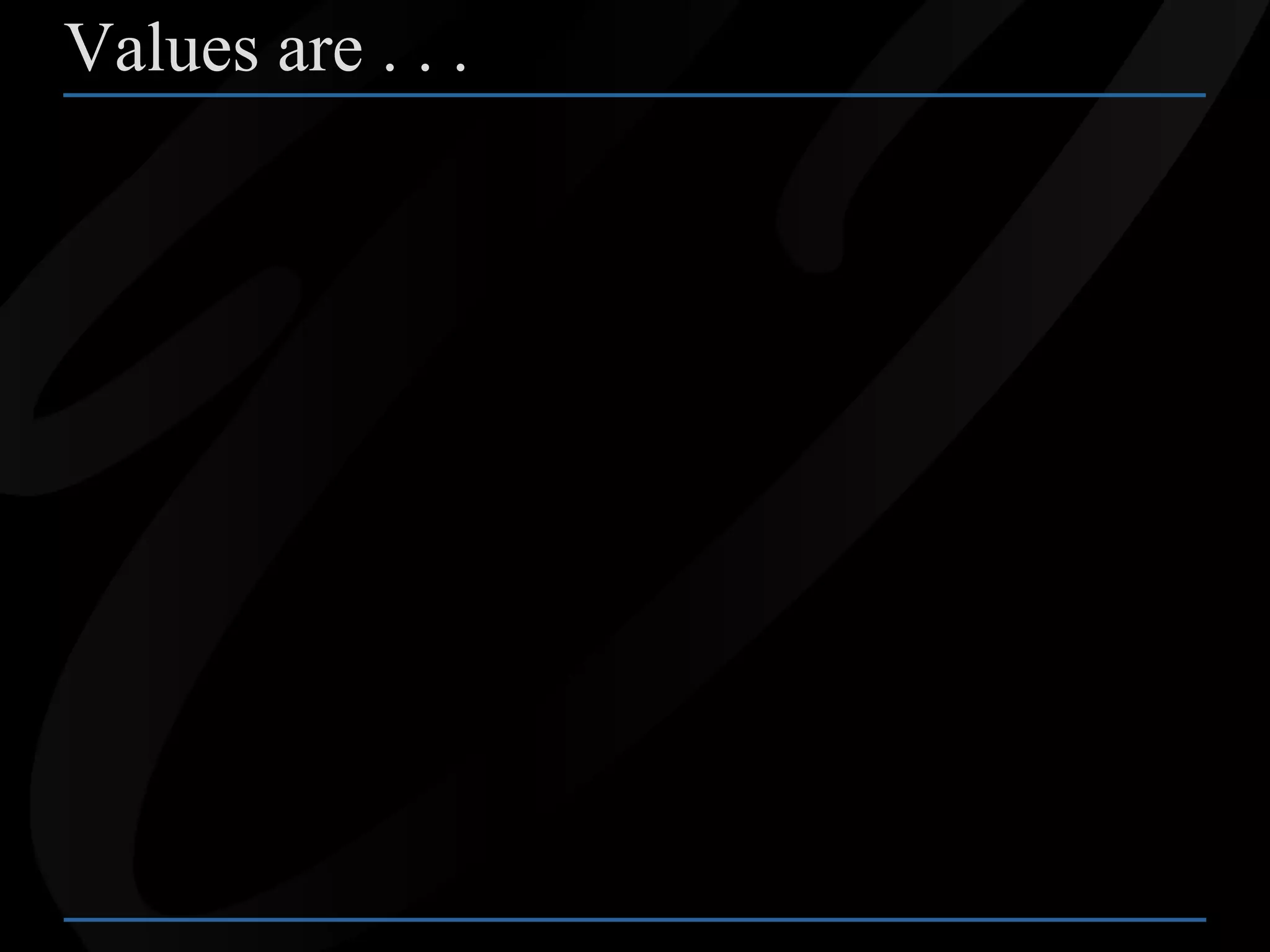 How to Instill Higher Values