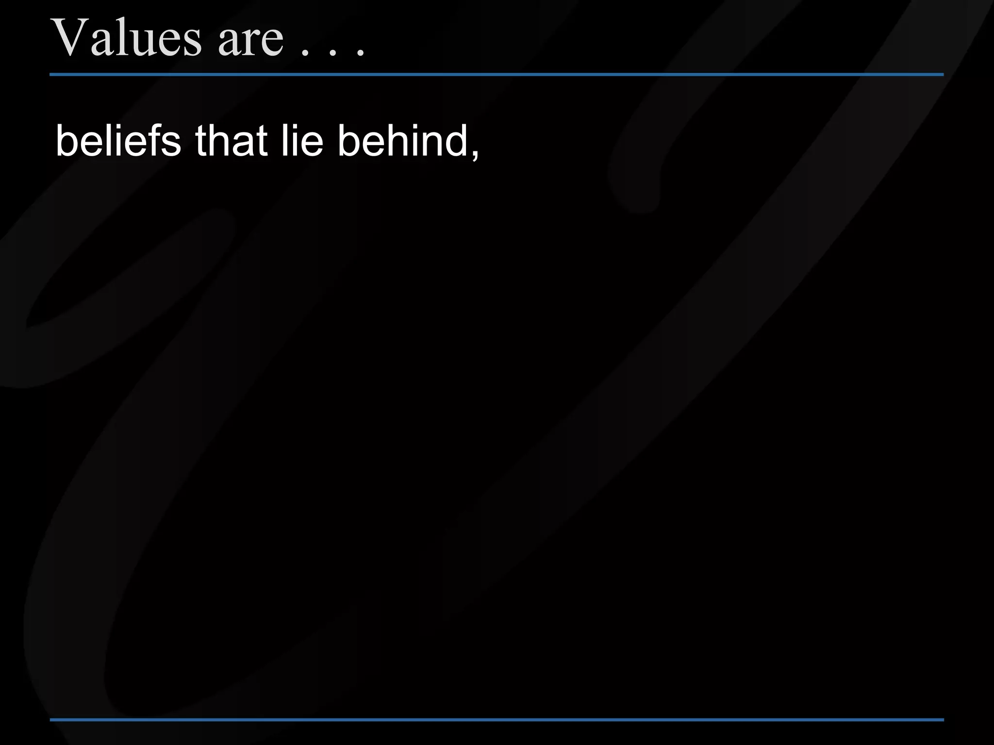 How to Instill Higher Values