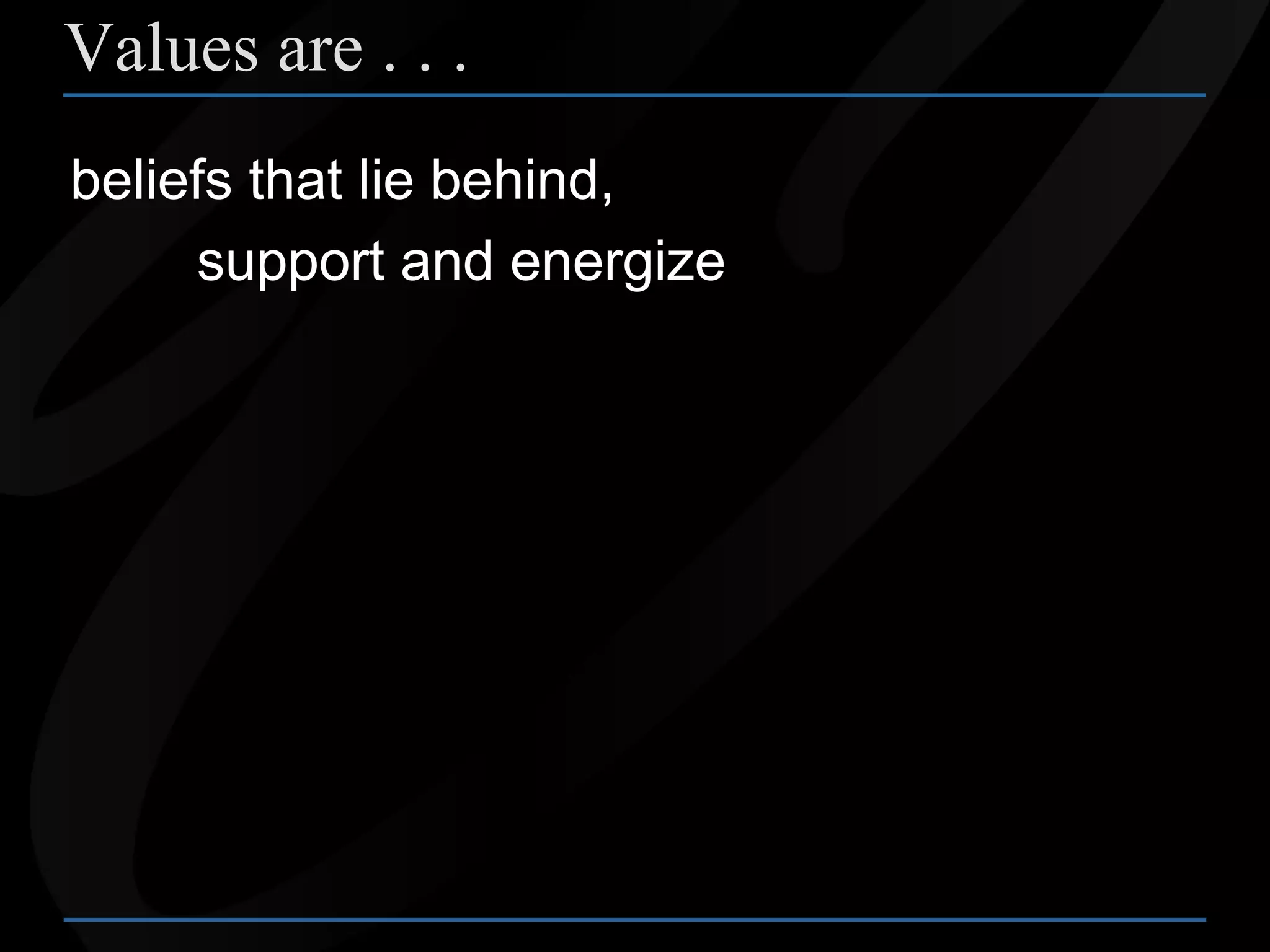 How to Instill Higher Values