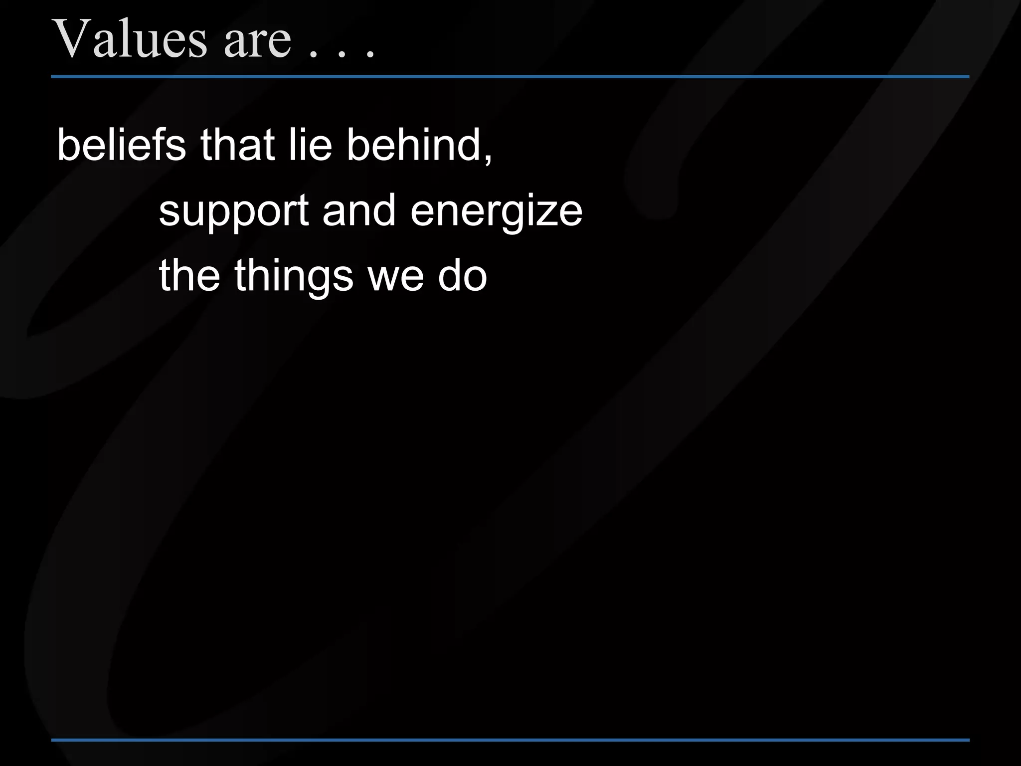 How to Instill Higher Values