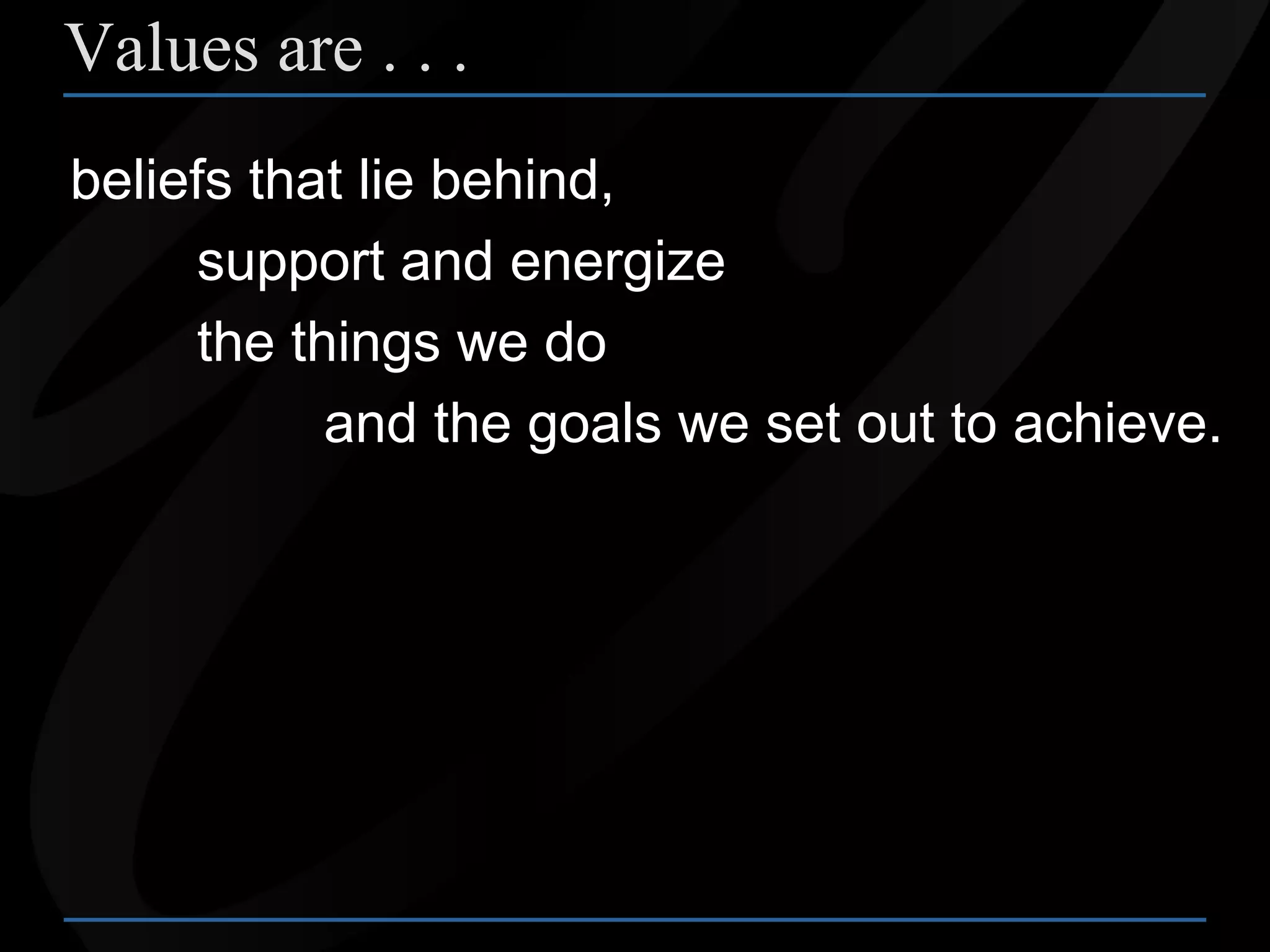 How to Instill Higher Values