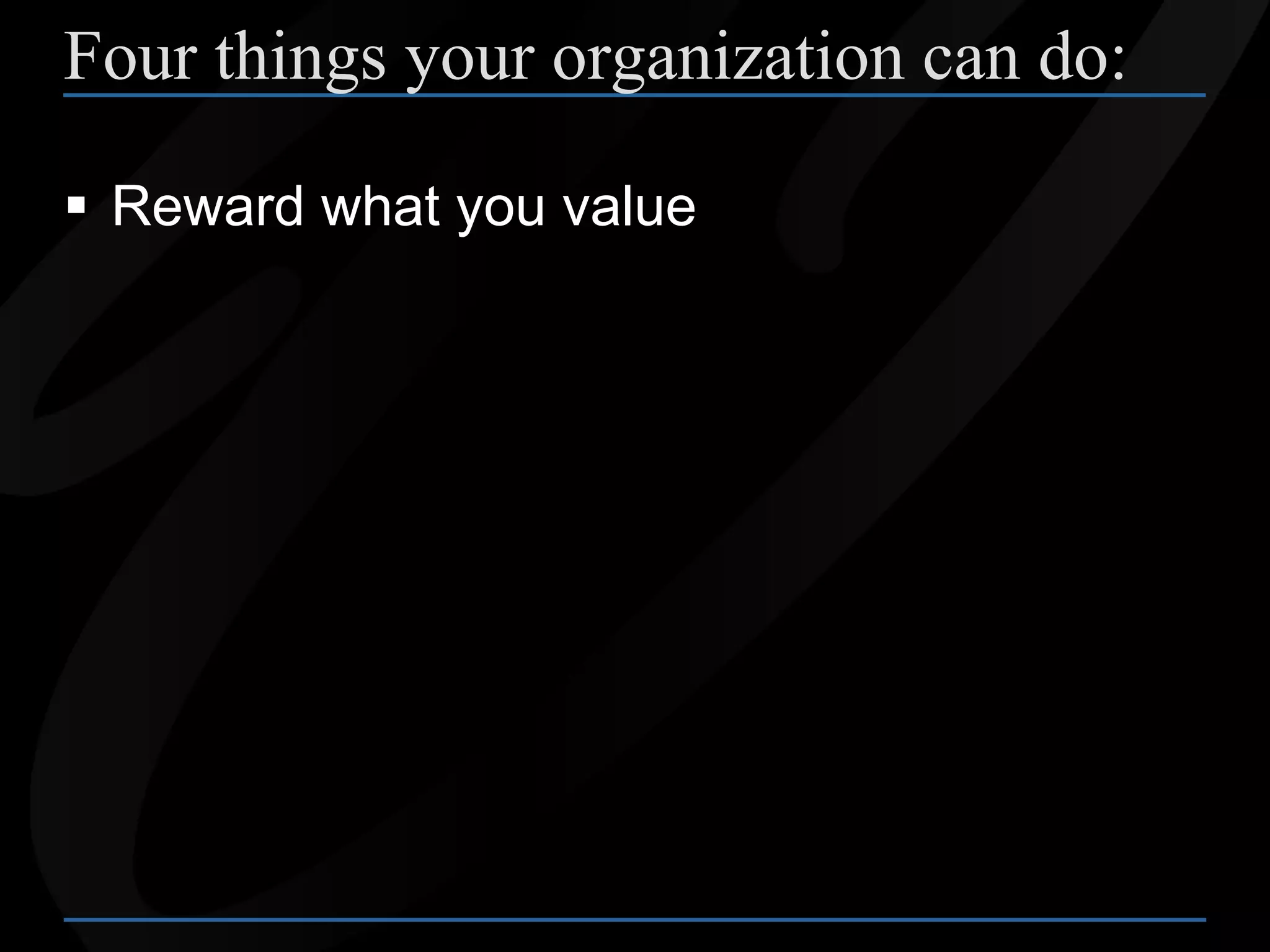 How to Instill Higher Values