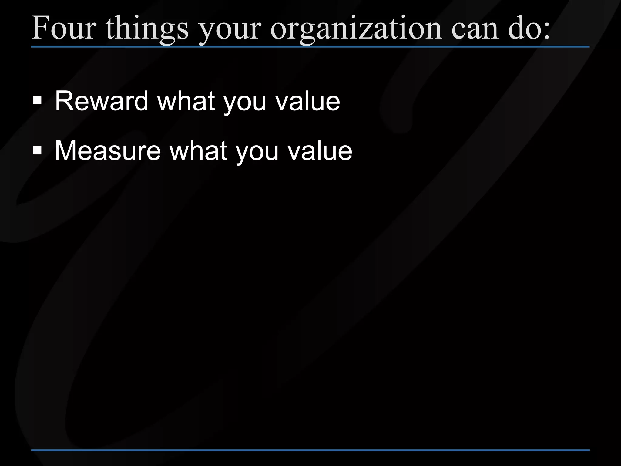 How to Instill Higher Values