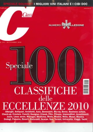 Eccellenze 2010 - Cover Class