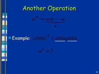 Another Operation Example: 