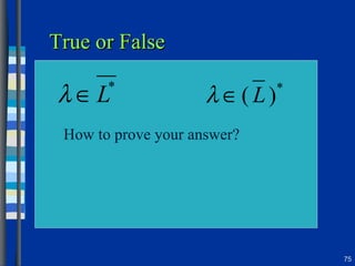 True or False How to prove your answer? 
