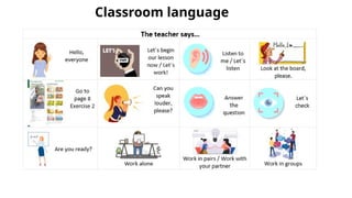 Class 1 - English Class 1 - English Class 1 - English | PPTX
