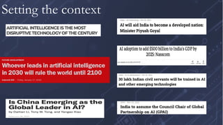 Setting the context
 