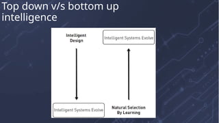 Top down v/s bottom up
intelligence
 