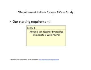 UW ADC - Course 3 - Class 1 - User Stories And Acceptance Testing