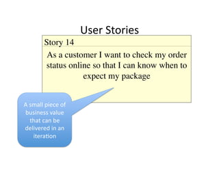 UW ADC - Course 3 - Class 1 - User Stories And Acceptance Testing