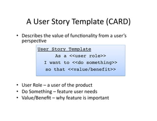 UW ADC - Course 3 - Class 1 - User Stories And Acceptance Testing
