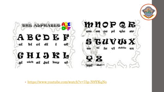 • https://www.youtube.com/watch?v=75p-N9YKqNo
 