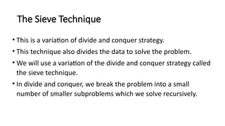 Class 10 - Median Selection - Partitioning Algorithm.pptx