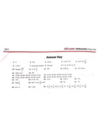 Arihant Class 10 All in One Maths full pdf