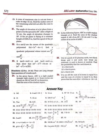 Arihant Class 10 All in One Maths full pdf