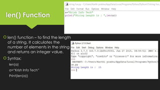 Comprehensive Guide to String Manipulation Functions in Python ...