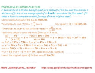 Class 10 _ Chapter 4_ Quadratic equations (word problems)_Lecture 3