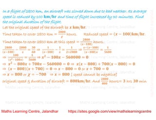 Class 10 _ Chapter 4_ Quadratic equations (word problems)_Lecture 3