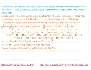 Class 10 _ Chapter 4_ Quadratic equations (word problems)_Lecture 3