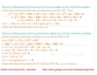 Class 10 _ Chapter 4_ Quadratic equations (word problems)_Lecture 3