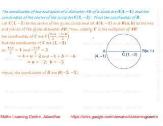 Class 10 _ Chapter 7_ Coordinate geometry_Section formula_Lecture 2