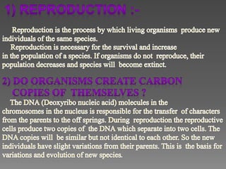 how do organisms reproduce