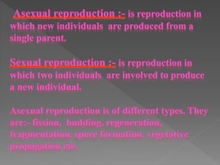 how do organisms reproduce