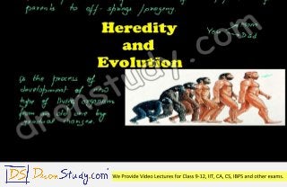 Heredity and Evolution : CBSE Class 10 X Science (Biology)