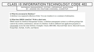 Class 10 INFORMATION TECHNOLOGY code 402 DATABASE CONCEPTS.pptx
