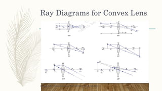 Ray Diagrams for Convex Lens
Prepared By : Vivek Sawhney, PGT PHYSICS, KV, JALGAON
 
