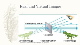 Real and Virtual Images
Prepared By : Vivek Sawhney, PGT PHYSICS, KV, JALGAON
 