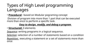 class 10 :Chapter 2 Programming in C language | PPTX