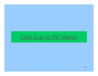 18
Click to go to SW Metrics
 