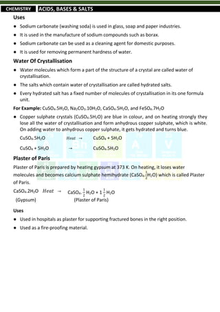 Short Revision Notes for Class 10th CBSE Science (by Abhinav Gaur K.) | PDF