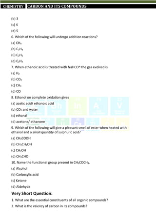 Short Revision Notes for Class 10th CBSE Science (by Abhinav Gaur K.) | PDF