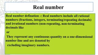 Real number ,class 10th ,By Shobhit bhai | PPTX