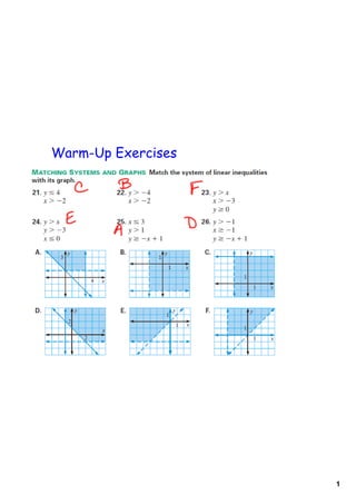 Warm-Up Exercises




                    1
 