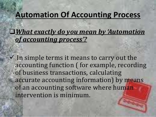 automation of accounting process