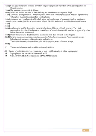 Class 11 Biology Topic Wise Line by Line Chapter 2 Biological ...