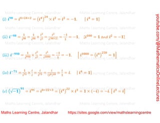 Class 11 Chapter 5 Complex Numbers and Quadratic Equations Lecture_1.pdf