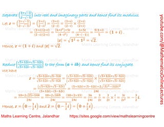 Class 11 Chapter 5 Complex Numbers and Quadratic Equations Lecture_1.pdf