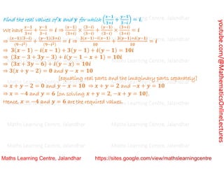 Class 11 Chapter 5 Complex Numbers and Quadratic Equations Lecture_1.pdf
