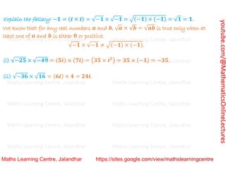 Class 11 Chapter 5 Complex Numbers and Quadratic Equations Lecture_1.pdf