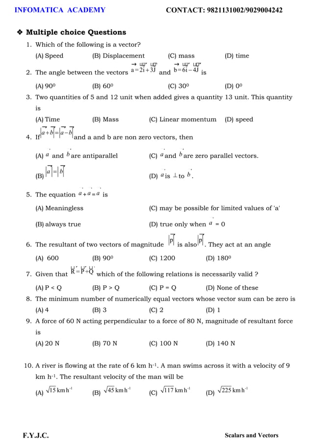 case study based questions class 11 physics chapter 4