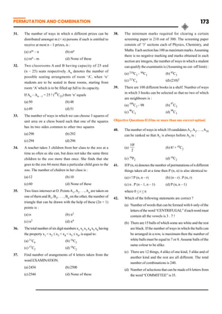Class 11 Mathematics Topic Wise Line by Line Questions Chapter 3 ...