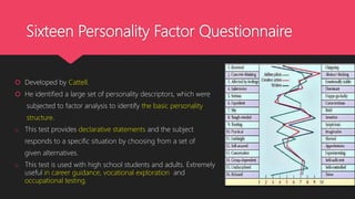 Class 12 ch-2-assessment of personality | PPTX
