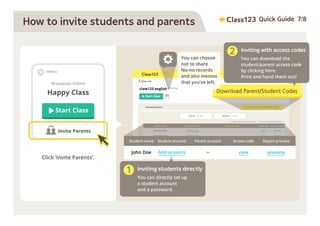 Class123 Guide for Teachers (Desktop Version) | PDF
