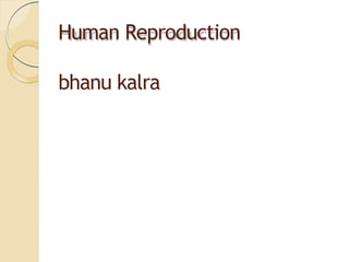 Human Reproduction
bhanu kalra
 
